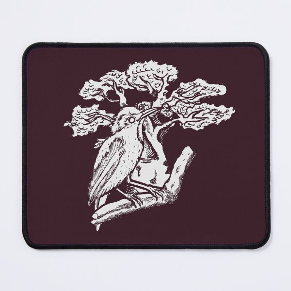 Item preview, Mystical Bird Perched on a Tree Branch designed and sold by Half Mess.
