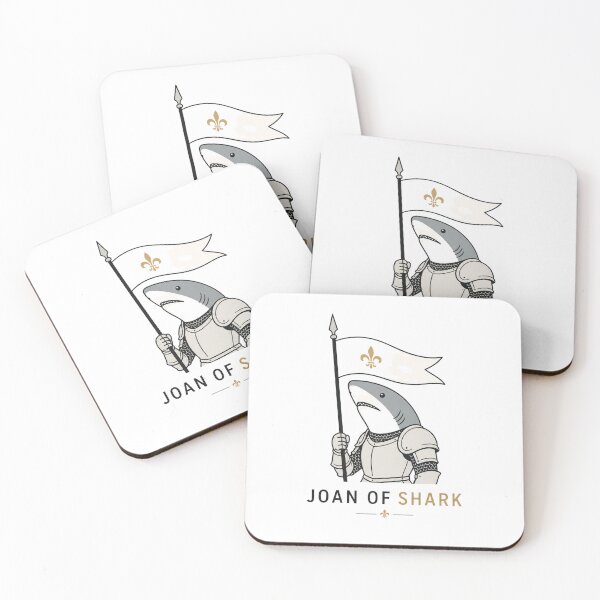 Item preview, Joan of Shark Funny Joan of Arc Shark Pun designed and sold by NicramR.