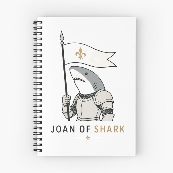Item preview, Joan of Shark Funny Joan of Arc Shark Pun designed and sold by NicramR.