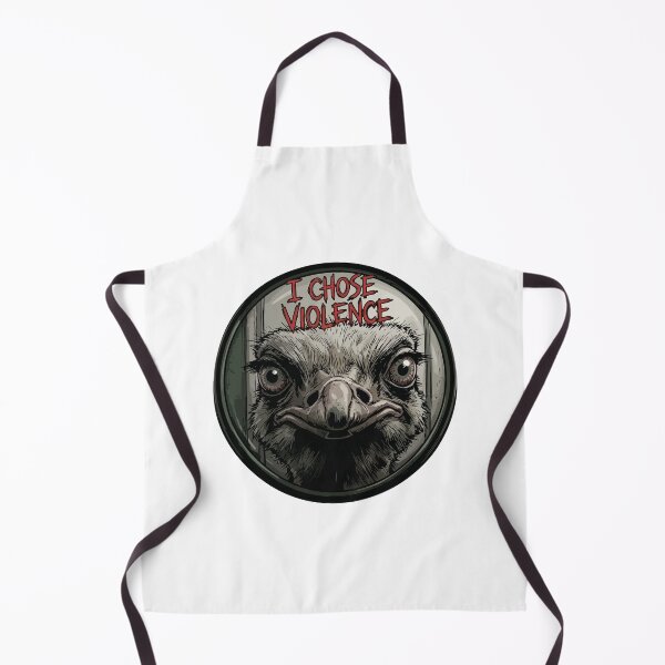 Item preview, Ostrich Chose Violence Peephole Threat Stare designed and sold by Arc2020.