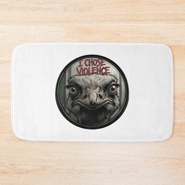 Item preview, Ostrich Chose Violence Peephole Threat Stare designed and sold by Arc2020.