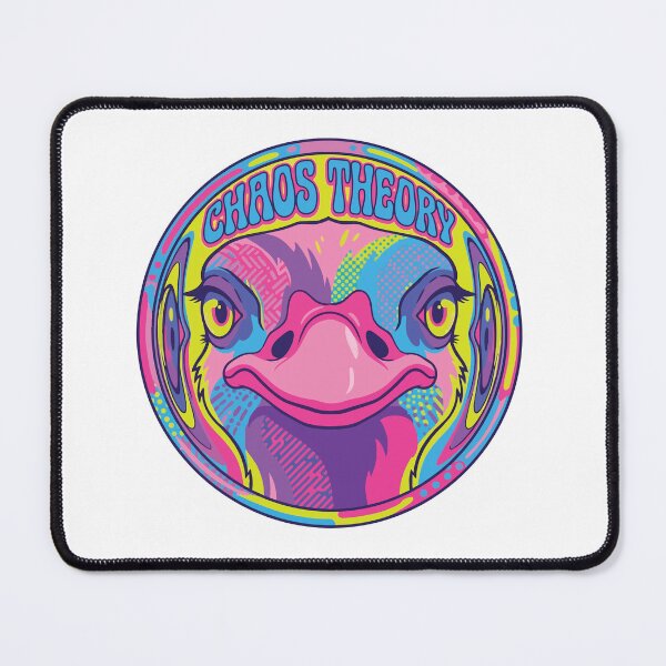Item preview, Ostrich Fisheye Trippy Stare Chaos Theory Meme designed and sold by Arc2020.