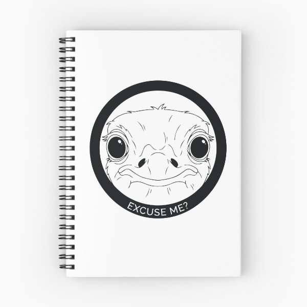 Item preview, Ostrich Peephole Stalker Minimalist Stare Meme designed and sold by Arc2020.