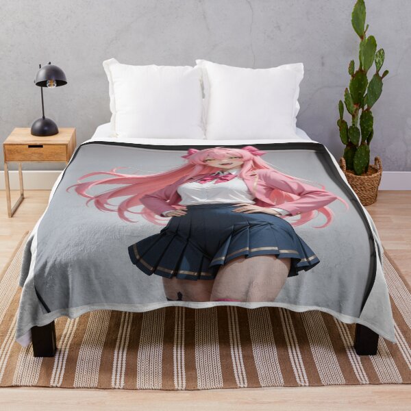 Item preview, Pink Haired Anime Schoolgirl Kawaii Golden Eyes Character designed and sold by Killington.