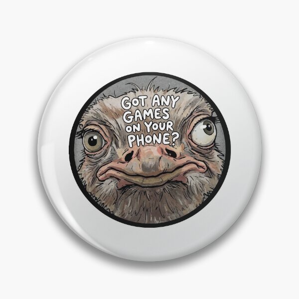 Item preview, Ostrich Derpy Awkward Peephole Visit Meme designed and sold by Arc2020.