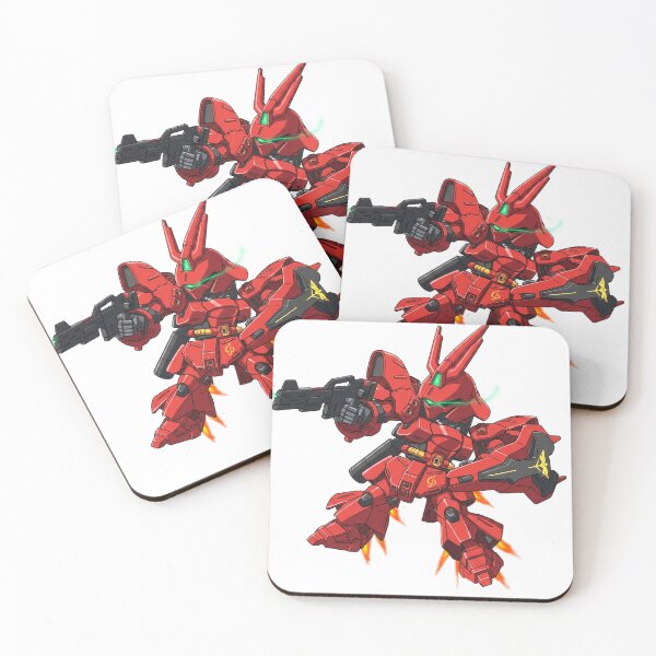 Item preview, MSN-04 Sazabi Gundam SD GUNDAM RED COMET SHOOTING pose cute chibi 2d designed and sold by sabartgunpla.
