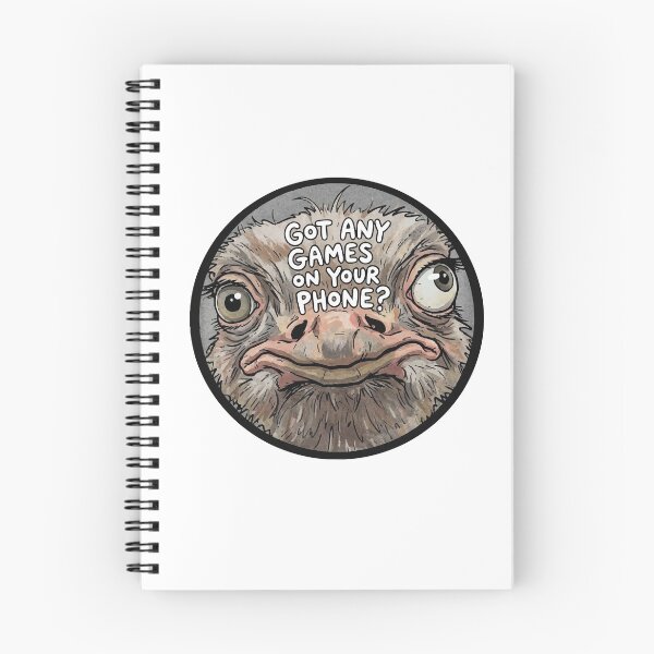 Item preview, Ostrich Derpy Awkward Peephole Visit Meme designed and sold by Arc2020.