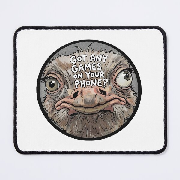 Item preview, Ostrich Derpy Awkward Peephole Visit Meme designed and sold by Arc2020.