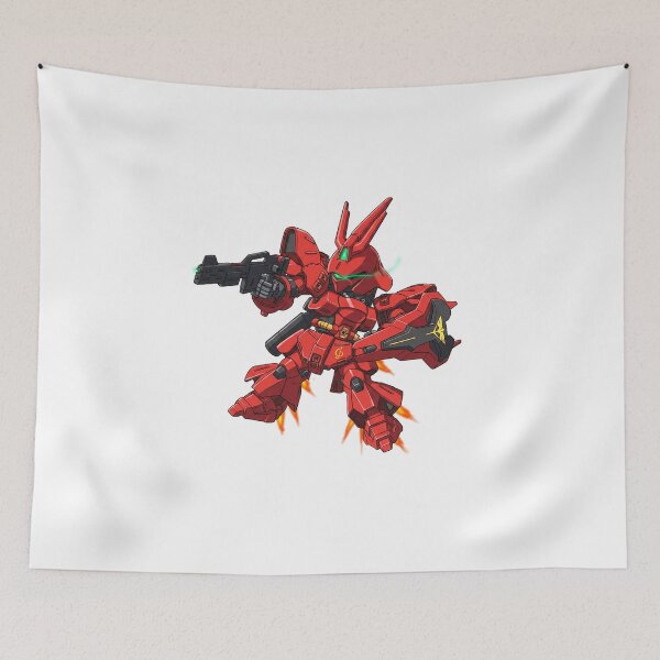 Item preview, MSN-04 Sazabi Gundam SD GUNDAM RED COMET SHOOTING pose cute chibi 2d designed and sold by sabartgunpla.