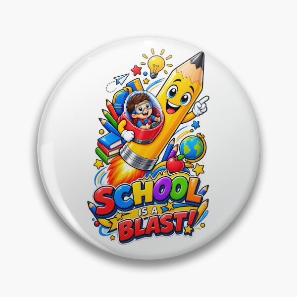 Item preview, School Is a Blast – Fun Back to School Rocket Pencil Design designed and sold by HoMya.