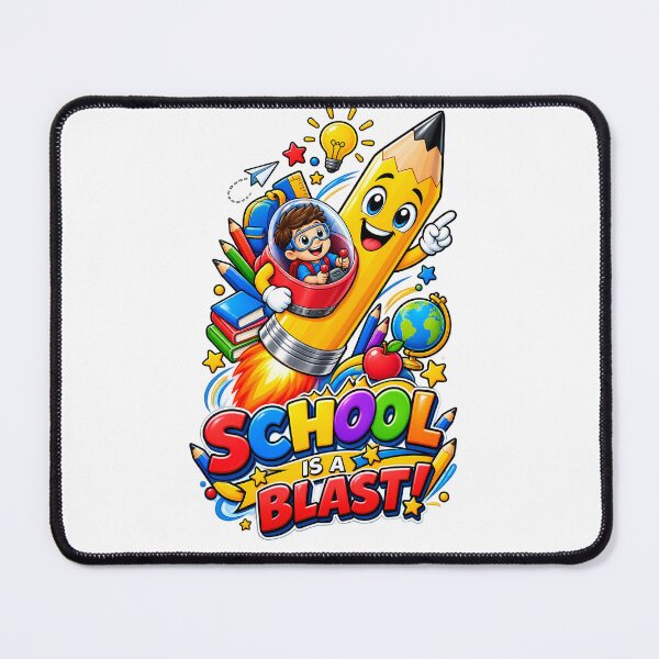 Item preview, School Is a Blast – Fun Back to School Rocket Pencil Design designed and sold by HoMya.
