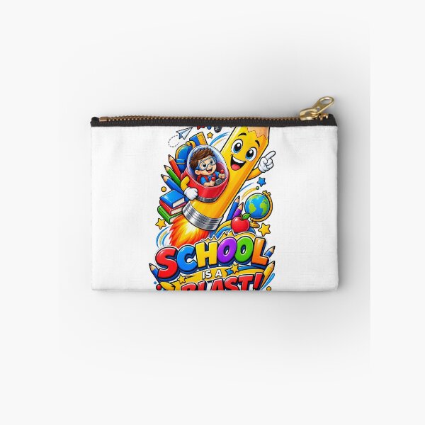 Item preview, School Is a Blast – Fun Back to School Rocket Pencil Design designed and sold by HoMya.