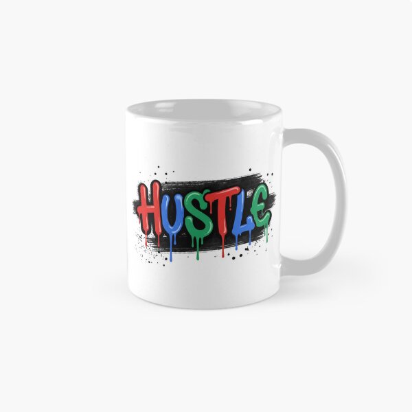 Item preview, Hustle Drip Graffiti – Colorful Streetwear Motivation Design designed and sold by StickerNestYou.