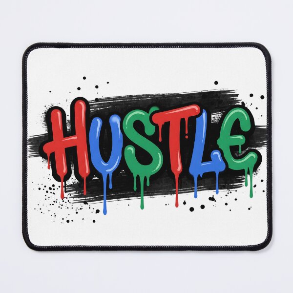 Item preview, Hustle Drip Graffiti – Colorful Streetwear Motivation Design designed and sold by StickerNestYou.