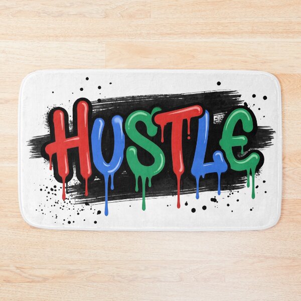 Item preview, Hustle Drip Graffiti – Colorful Streetwear Motivation Design designed and sold by StickerNestYou.