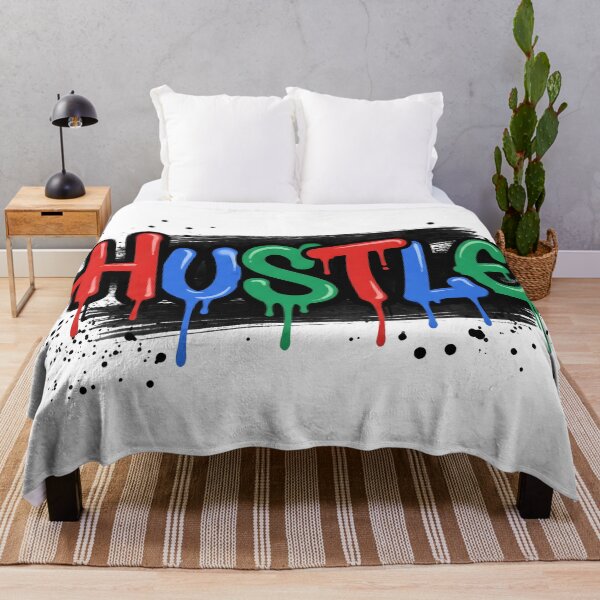 Item preview, Hustle Drip Graffiti – Colorful Streetwear Motivation Design designed and sold by StickerNestYou.