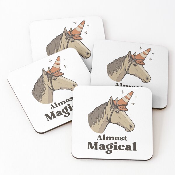 Item preview, Almost Magical Funny Horse Unicorn Meme designed and sold by BelkaMed.