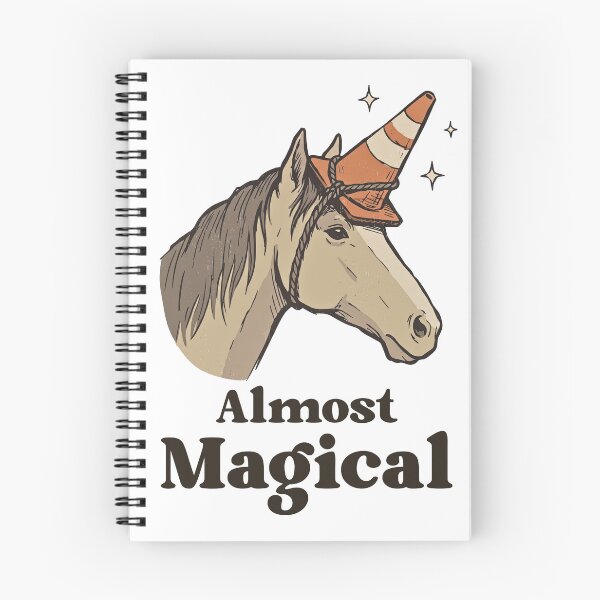 Item preview, Almost Magical Funny Horse Unicorn Meme designed and sold by BelkaMed.