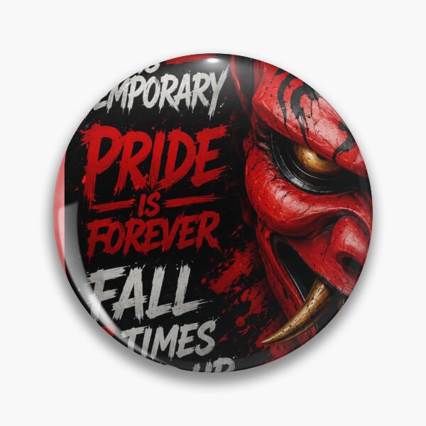 Item preview, Japanese Oni Mask Motivational Quote Art designed and sold by DKSH1234.