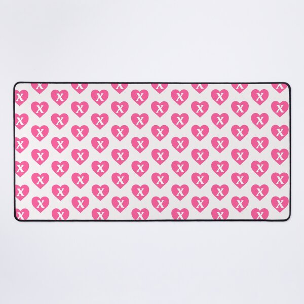 Item preview, Alphabet Letter X Pink Heart designed and sold by Jeallan Designs.