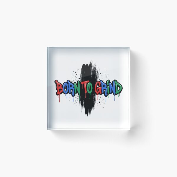 Item preview, Born to Grind – Colorful Drip Graffiti Streetwear Design designed and sold by StickerNestYou.