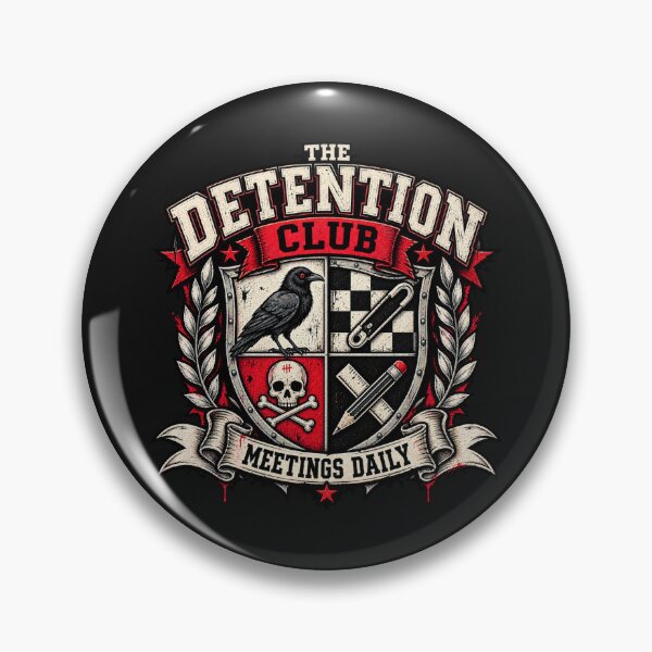Item preview, The Detention Club – Alternative Punk Back to School designed and sold by DravensApparel.