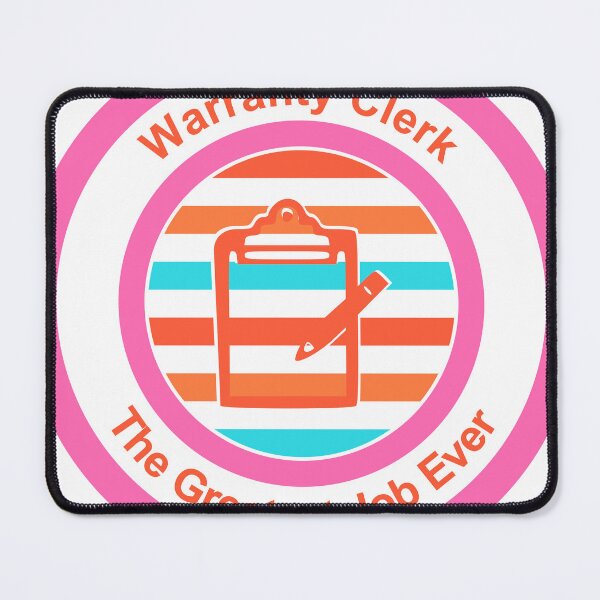 Item preview, Warranty Clerk The Greatest Job Ever designed and sold by TheIconSmith.