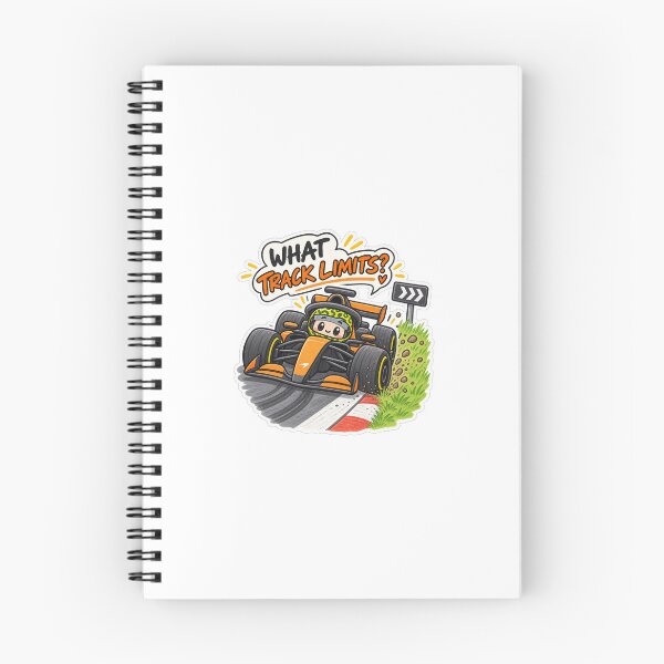 Item preview, What Track Limits? Cute F1 Racing Sticker designed and sold by Beautifully Planned.