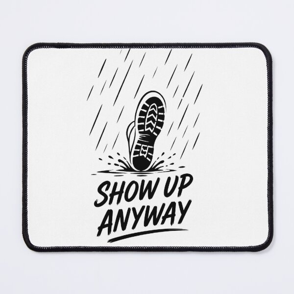 Item preview, Show Up Anyway Shirt | Resilience Motivation Tee designed and sold by guchieworldcollection.