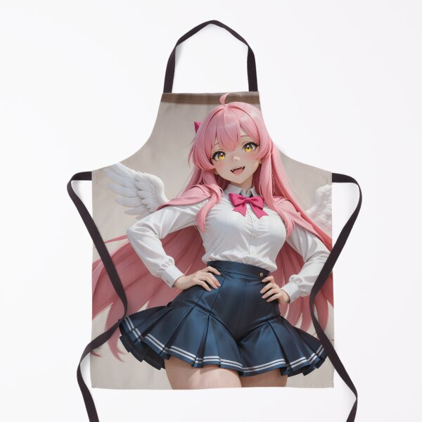 Item preview, Pink Haired Angel Girl Kawaii Anime Schoolgirl With Wings designed and sold by Killington.