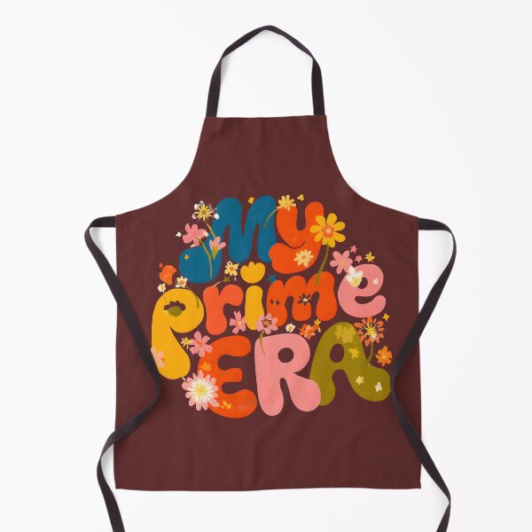 Item preview, My Prime Era – Colorful Retro Floral Typography designed and sold by KAM-KAM-STORE.