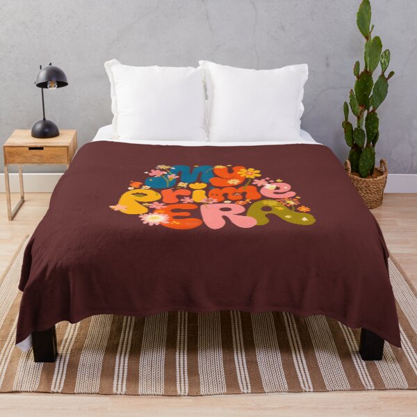 Item preview, My Prime Era – Colorful Retro Floral Typography designed and sold by KAM-KAM-STORE.