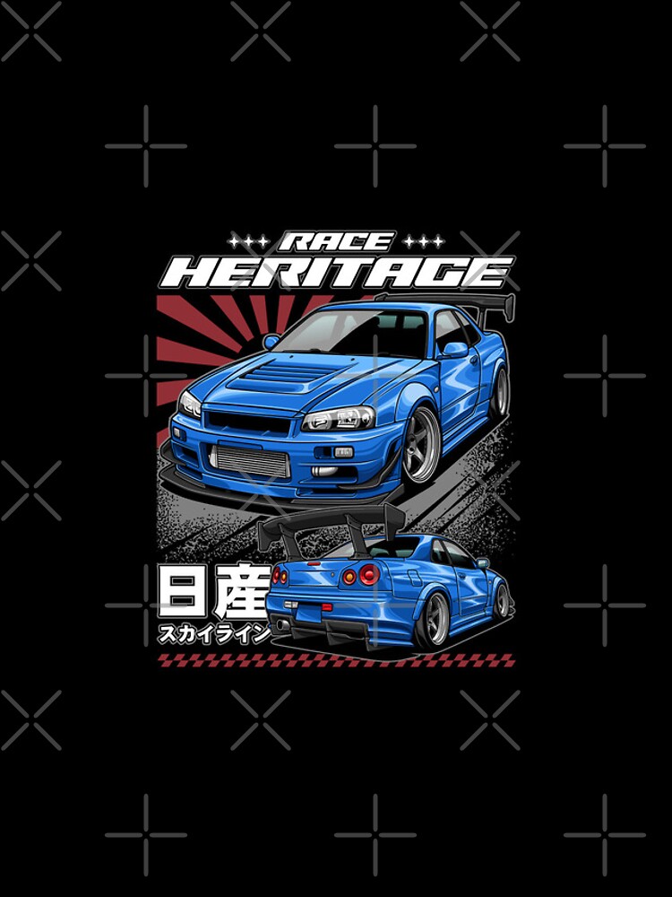 Thumbnail 4 of 4, Samsung Galaxy Phone Case, Skyline R34 GT-R designed and sold by idrdesign.