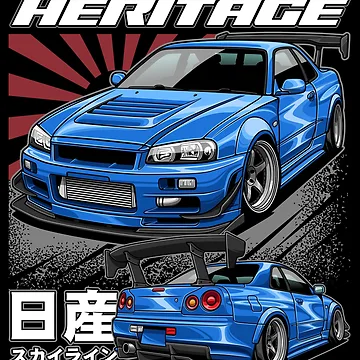 Artwork thumbnail, Skyline R34 GT-R by idrdesign