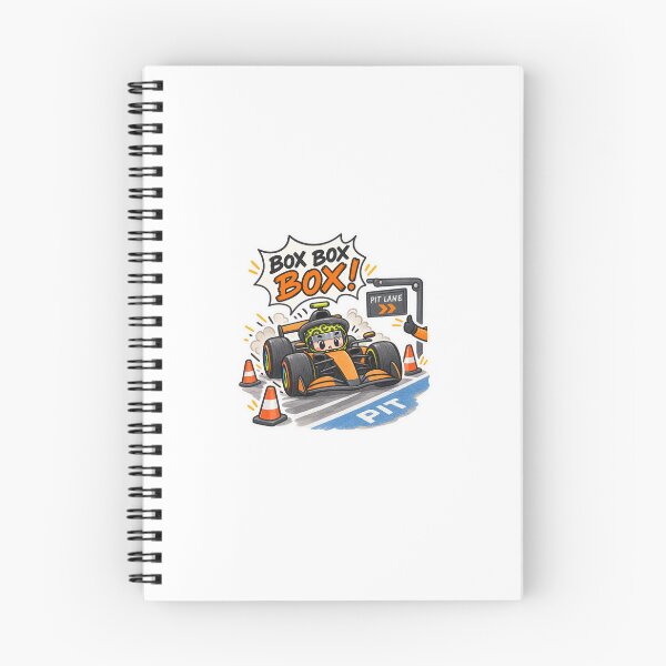 Item preview, BOX BOX! Cute F1 Pit Stop Racing Sticker designed and sold by Beautifully Planned.