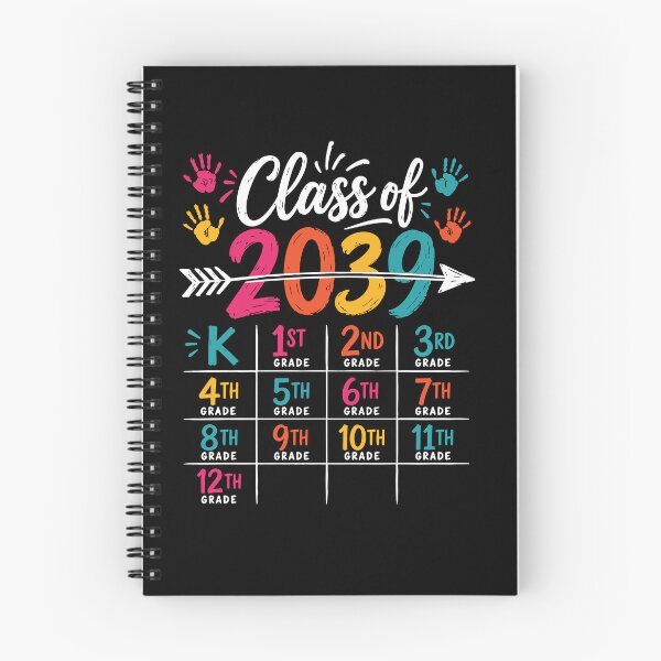 Item preview, Class of 2039 Grow with Me Handprints Kindergarten School designed and sold by BornBorn.