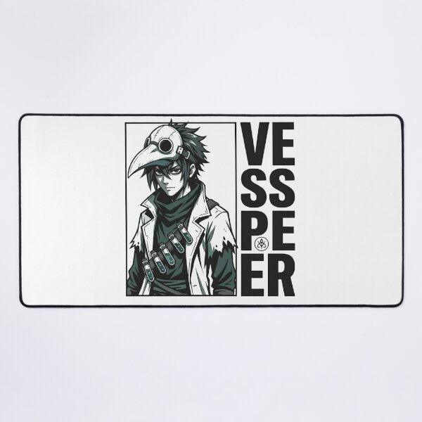 Item preview, Plague Doctor Anime Scientist – Dark Gothic Science Character designed and sold by StickerNestYou.