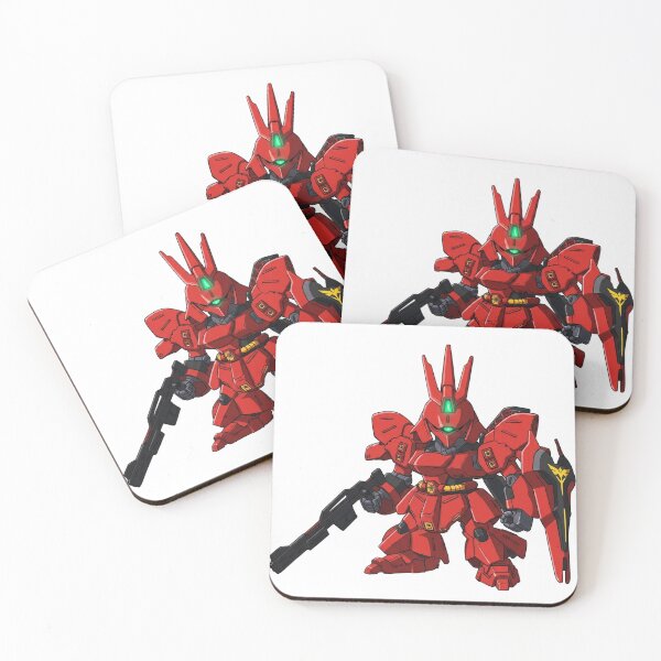 Item preview, MSN-04 Sazabi Gundam SD GUNDAM RED COMET IDLE pose cute chibi  designed and sold by sabartgunpla.