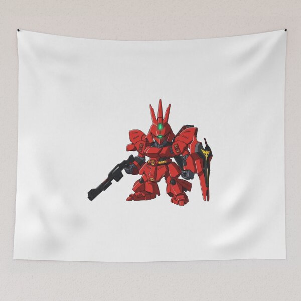 Item preview, MSN-04 Sazabi Gundam SD GUNDAM RED COMET IDLE pose cute chibi  designed and sold by sabartgunpla.