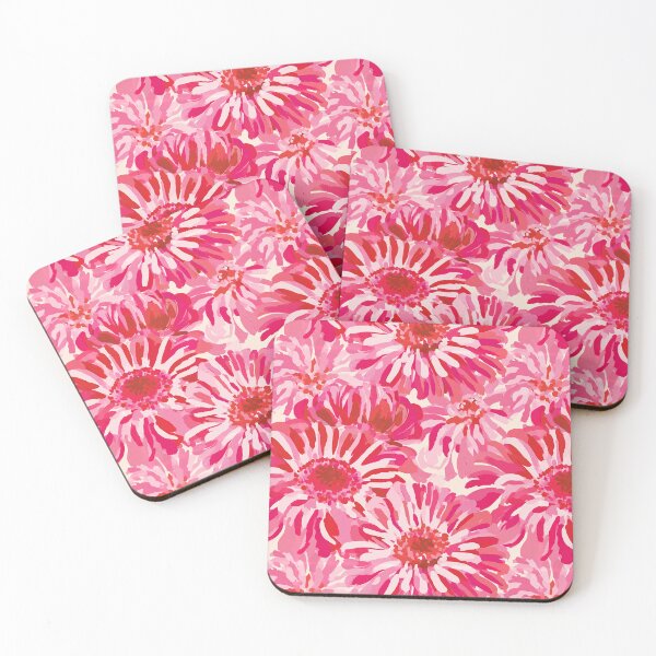 Item preview, Whimsical Zinnia Print  - Birth Flower Pattern - Mothers Day Gift For Mom designed and sold by RoyalStarsPatts.