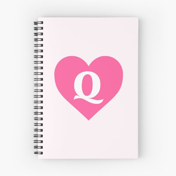 Item preview, Alphabet Letter Q Pink Heart designed and sold by Jeallan Designs.