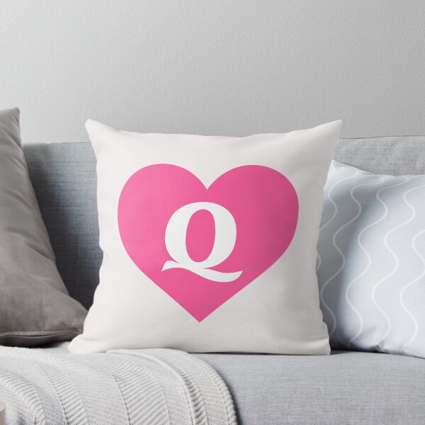 Item preview, Alphabet Letter Q Pink Heart designed and sold by Jeallan Designs.