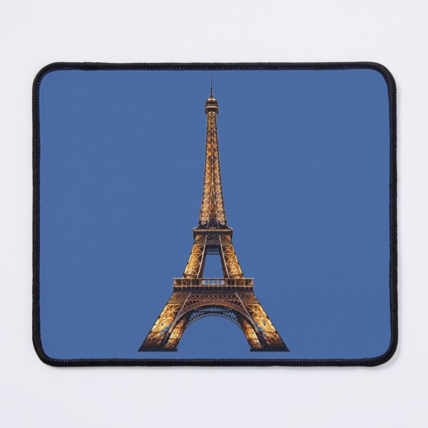 Item preview, Eiffel Tower at Night – Golden Illuminated Paris Landmark Graphic designed and sold by Northern Glow Art.