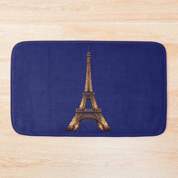 Item preview, Eiffel Tower at Night – Golden Illuminated Paris Landmark Graphic designed and sold by Northern Glow Art.