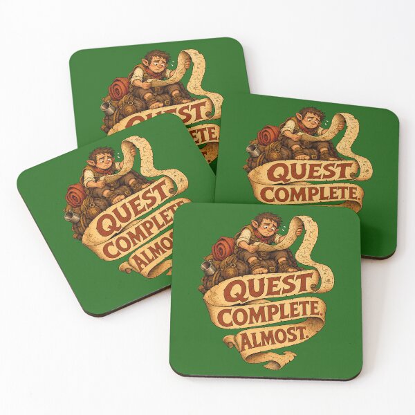 Item preview, Quest Complete Almost Funny Halfling Overburdened TTRPG designed and sold by SVox.