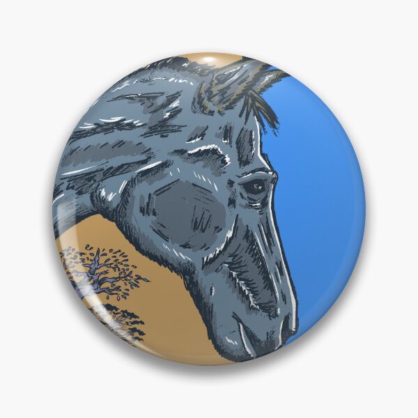 Item preview, Horse Portrait – Nature and Woodland Sketch Art designed and sold by Half Mess.