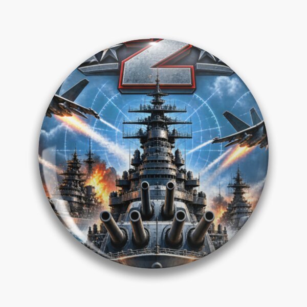 Item preview, Battleship 2 Naval Warfare – Epic Warship Fighter Jets Military Design designed and sold by ActionForge.