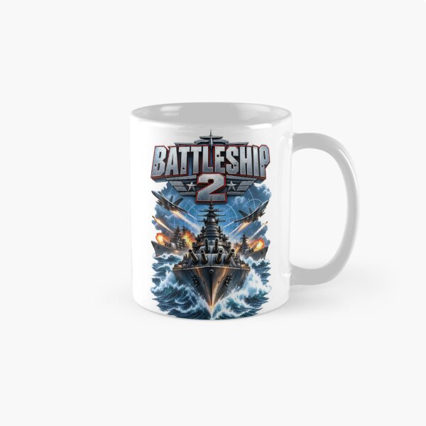 Item preview, Battleship 2 Naval Warfare – Epic Warship Fighter Jets Military Design designed and sold by ActionForge.