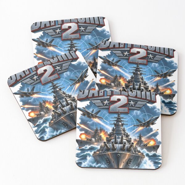 Item preview, Battleship 2 Naval Warfare – Epic Warship Fighter Jets Military Design designed and sold by ActionForge.