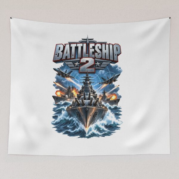Item preview, Battleship 2 Naval Warfare – Epic Warship Fighter Jets Military Design designed and sold by ActionForge.